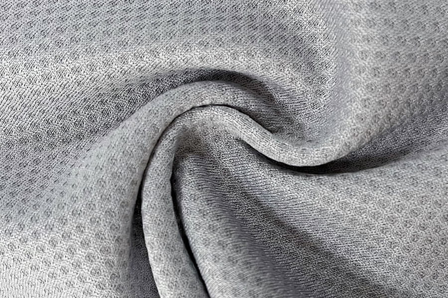 BCX-N0608: wasserabsorbierendes und kühles monochromes Jacquard Mesh Wabengewebe